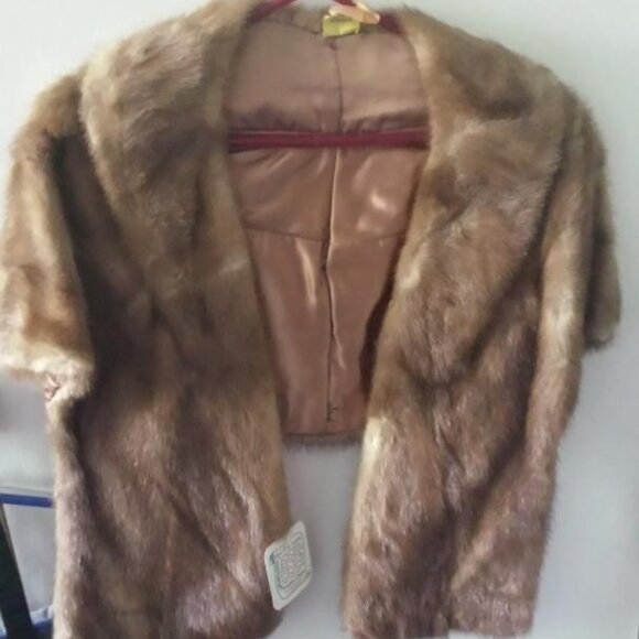 Vintage 1940s Duckworth's Furs Mink Coat and Stole/Capet (Size Medium) - Picture 4 of 5